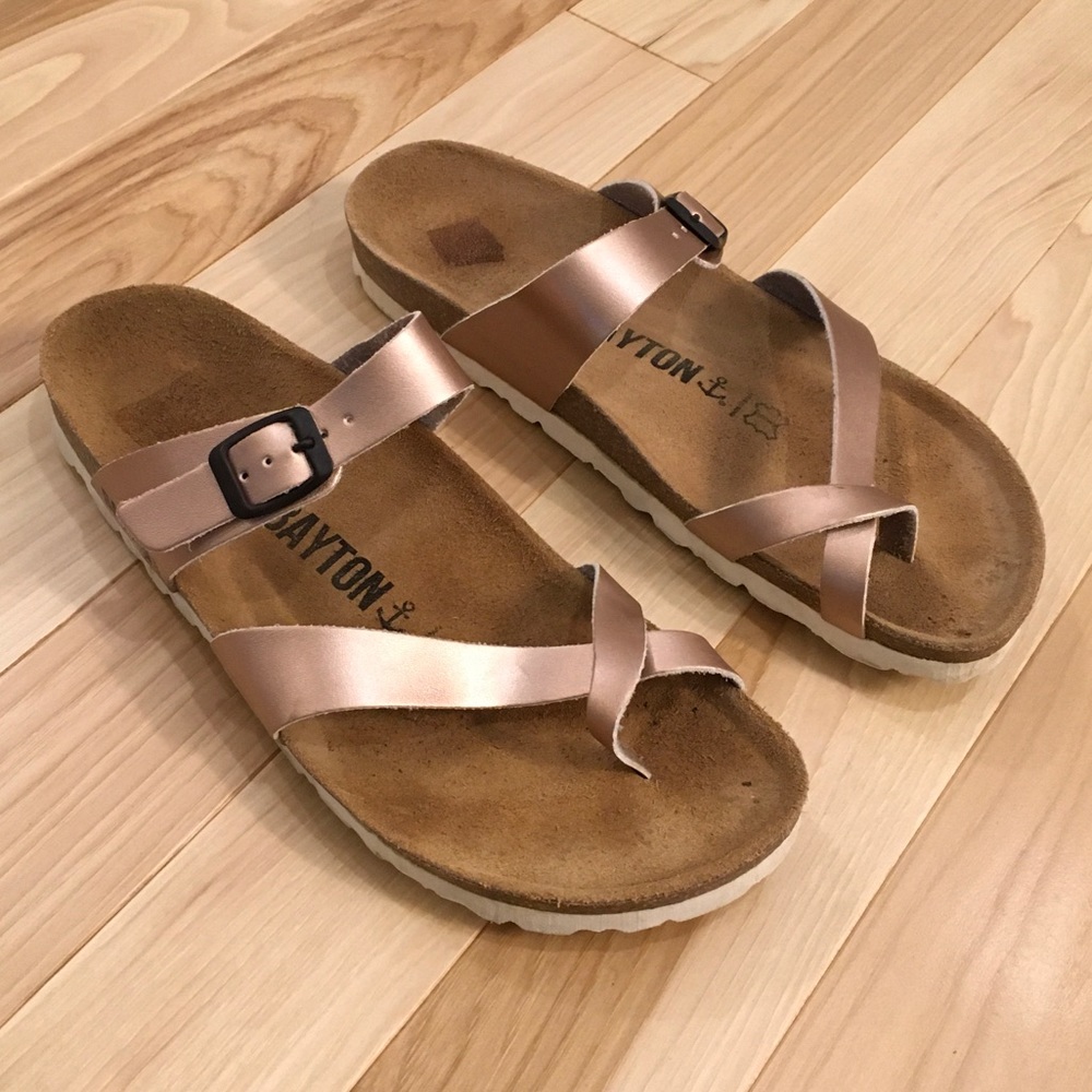 Bayton Rose Gold Sandals Size 40